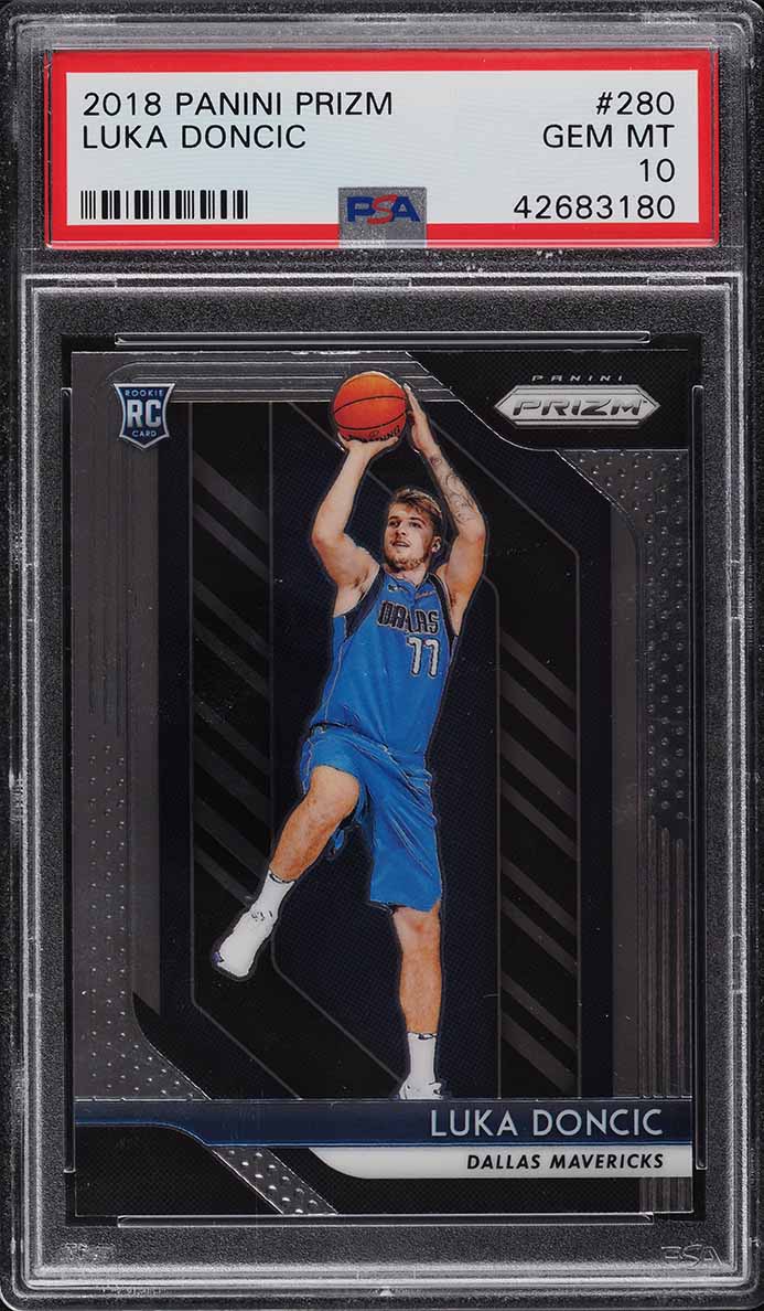 Luka Dončić — 2018 Prizm RC #280 PSA 10