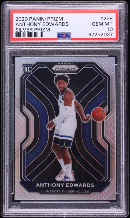 Anthony Edwards — 2020 Prizm Silver #258 PSA 10